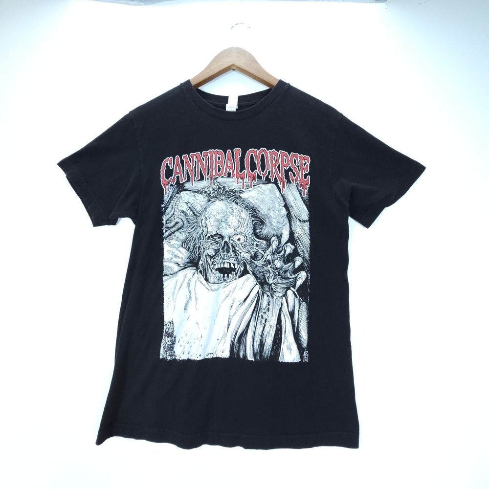 Tultex Cannibal Corpse Streetwear Mens Medium Black Death Metal Band T-Shirt